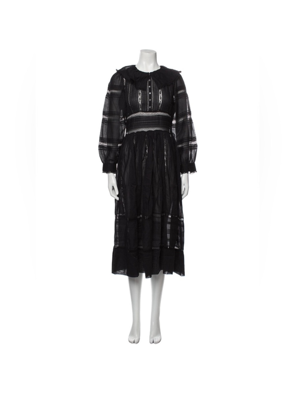 NWT DÔEN Black Marla Dress XXS
